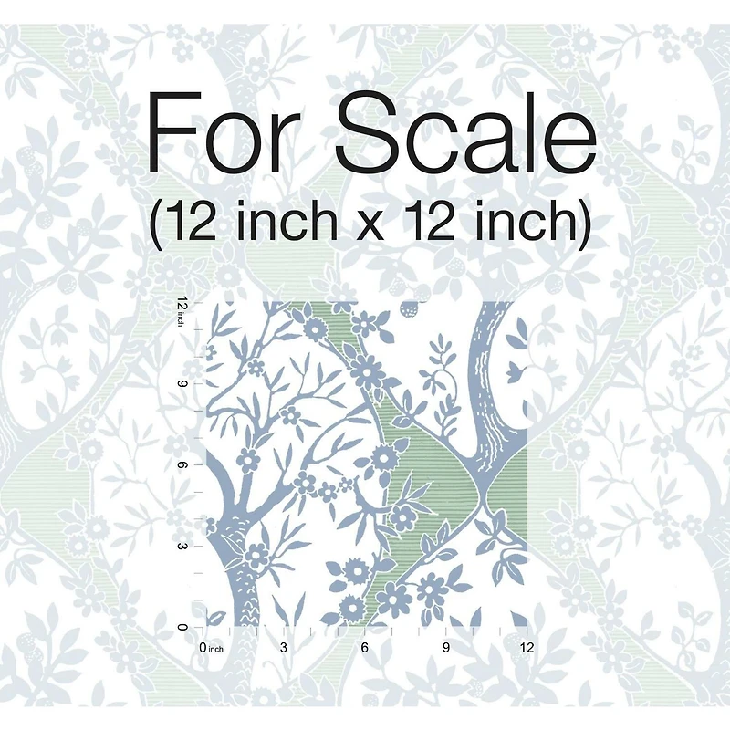 RoomMates Tree & Vine Ogee Peel & Stick Wallpaper