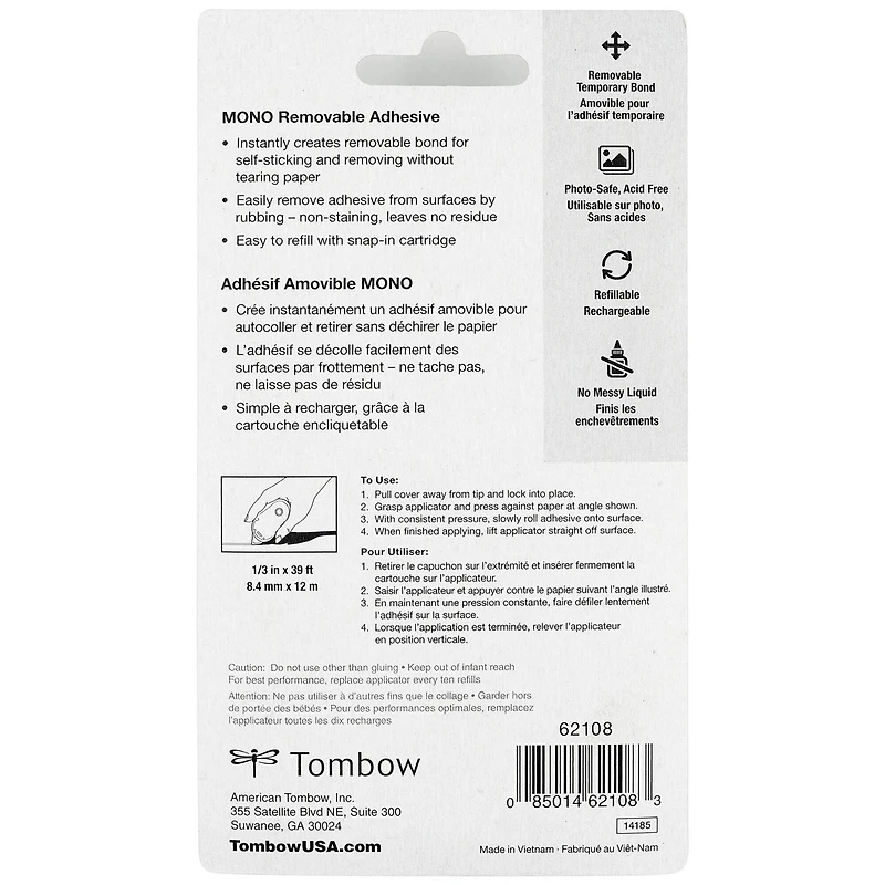 Tombow Mono Removable Adhesive