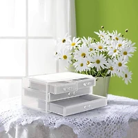 Iron Gray Triple Acrylic Jewelry Box
