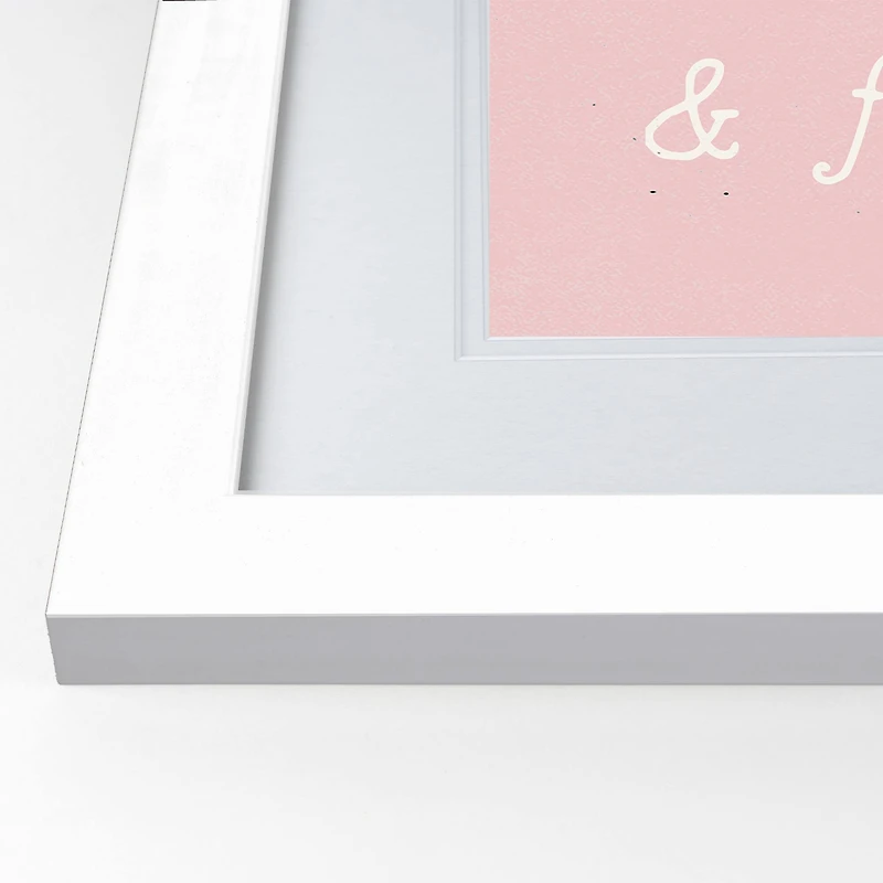 11" x 14" Love You Today Tomorrow Forever White Framed Print Wall Art