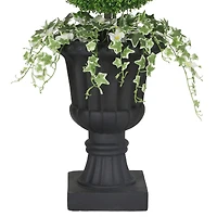 3.5ft. Topiary Boxwood Artificial Tree in Decorative Urn