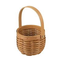 4.75" Natural Brown Round Chipwood Basket by Ashland®