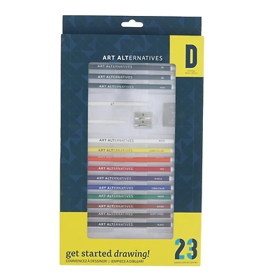 Art Alternatives Get Started 23 Piece Sketch & Draw Set