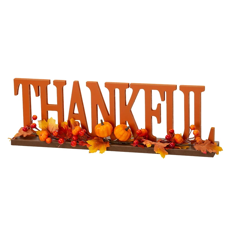 Glitzhome® 20" Thankful Table Décor