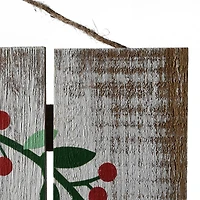 13" Merry & Bright Christmas Holiday Wall Sign