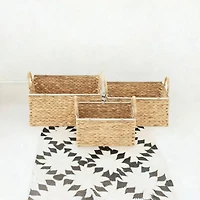 Sea Grass Contemporary Storage Basket Set