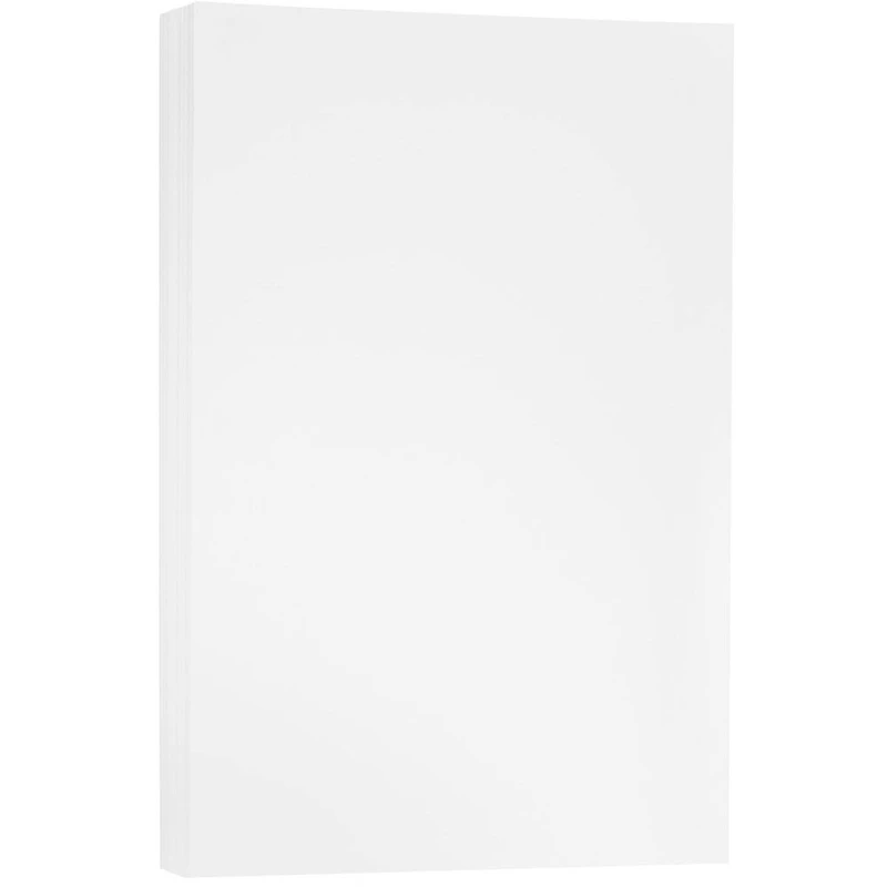 JAM Paper Bright White Wove Strathmore 11" x 17" 88lb. Cardstock