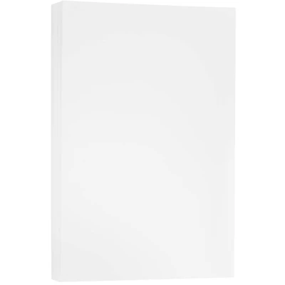 JAM Paper Bright White Wove Strathmore 11" x 17" 88lb. Cardstock