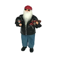 Santa's Workshop 18" Biker Claus