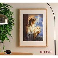 Luca-S Saint Mary and The Child Counted Cross Stitch Kit