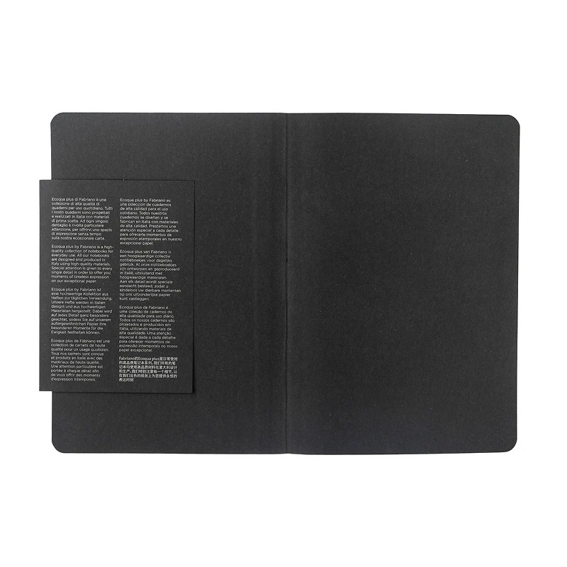 Fabriano® EcoQua Plus A5 Lined Gray Fabric-Bound Notebook