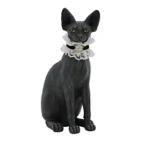 7.5" Black Sphynx Cat Tabletop Accent by Ashland®