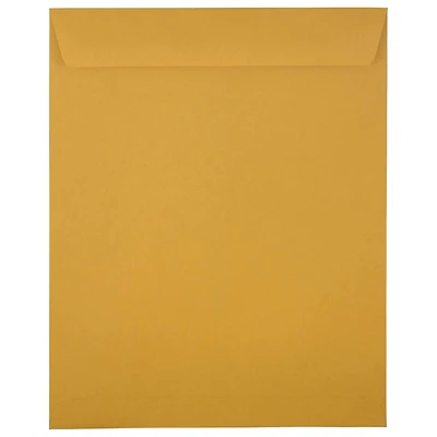 JAM Paper 11.5" x 14.5" Brown Kraft Open End Catalog Manila Envelopes