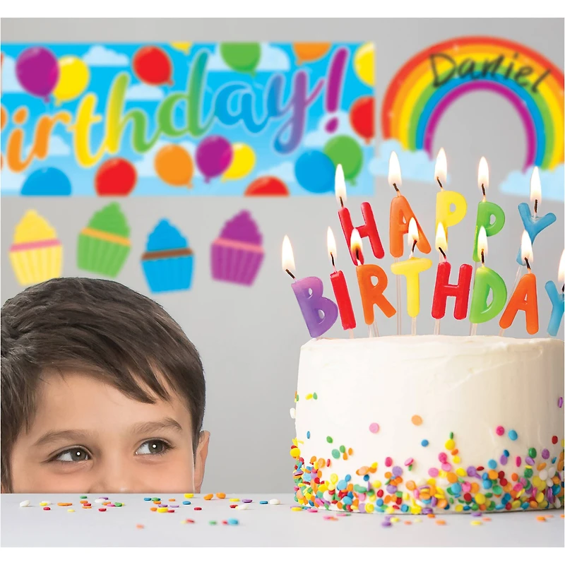 Trend Enterprises® Rainbow Birthday Wipe Off® Learning Set