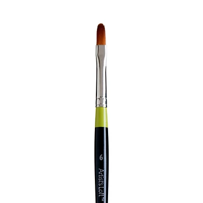 Golden Taklon Short Handle Filbert Brush by Artist's Loft™ Vienna
