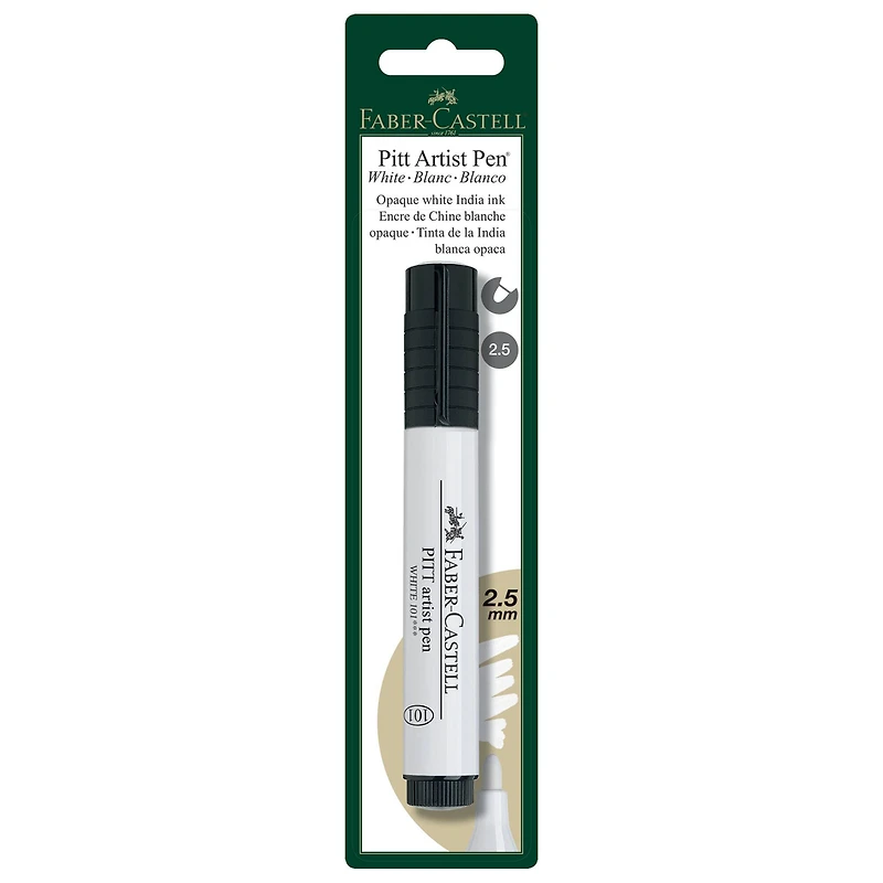 Faber-Castell® PITT® 2.5mm White Artist Pen