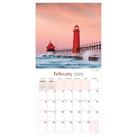 TF Publishing 2025 Lighthouses Wall Calendar