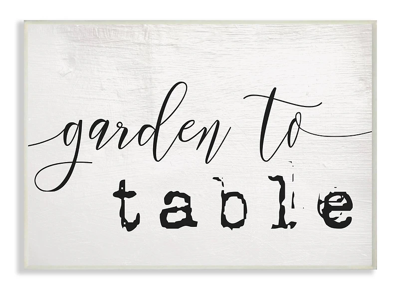 Stupell Industries Garden to Table Wall Plaque