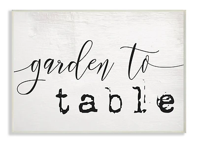 Stupell Industries Garden to Table Wall Plaque