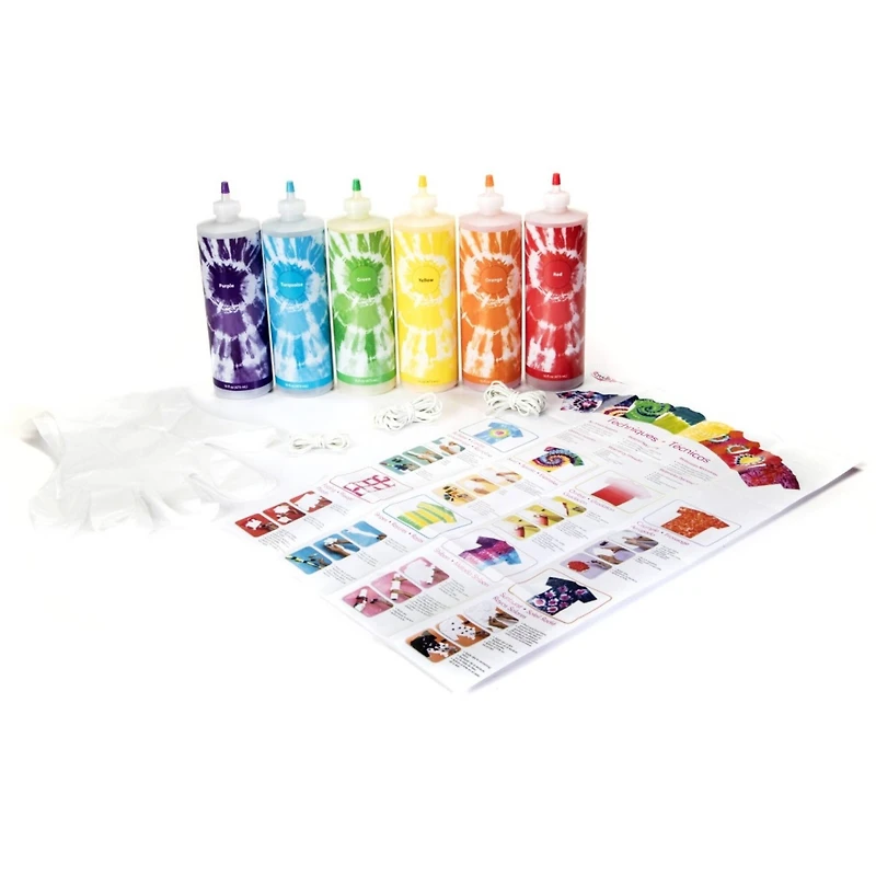 Tulip® Rainbow One-Step Tie-Dye Block Party Kit
