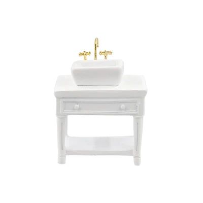 Miniature White Bathroom Sink by Make Market®