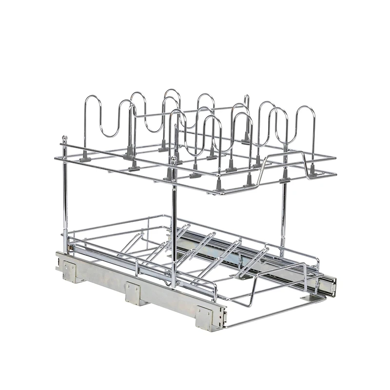 Household Essentials Glidez Cabinet Pot & Pan Lid Organizer