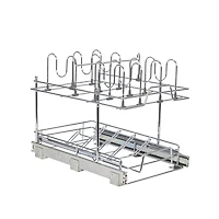 Household Essentials Glidez Cabinet Pot & Pan Lid Organizer