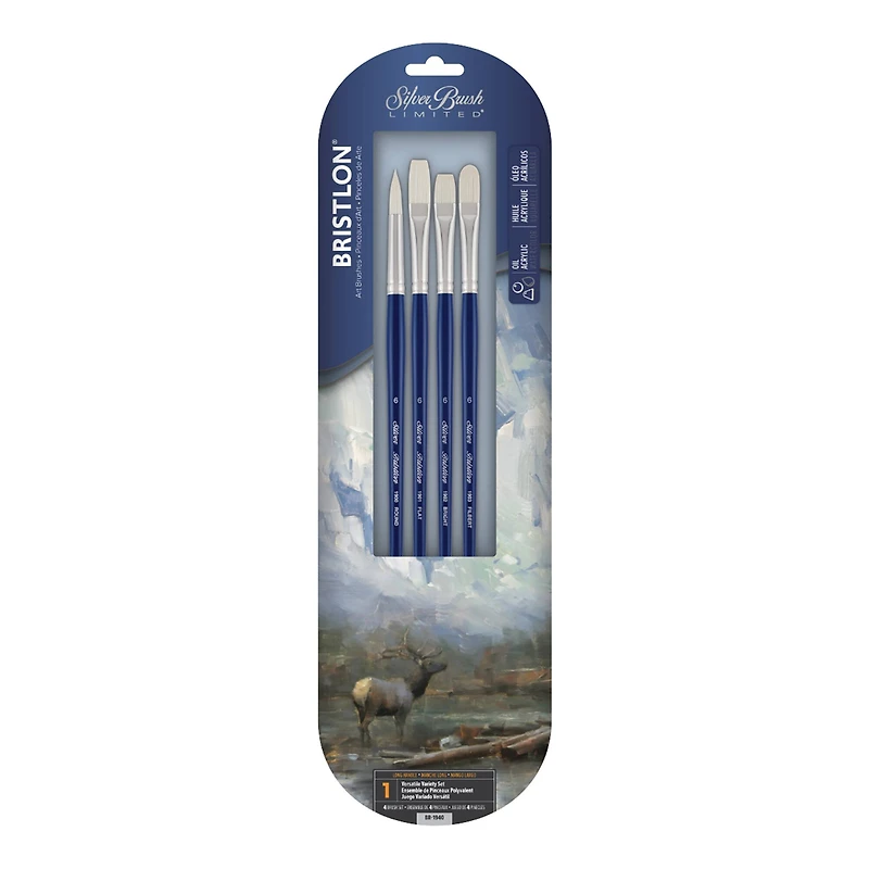 Silver Brush Limited Bristlon® Assortment Brushes Set