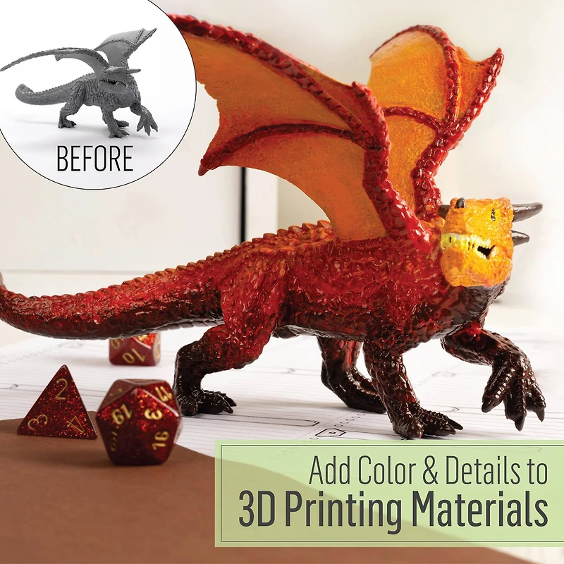 FolkArt® Paint For Plastic™ Paint & Brush Kit