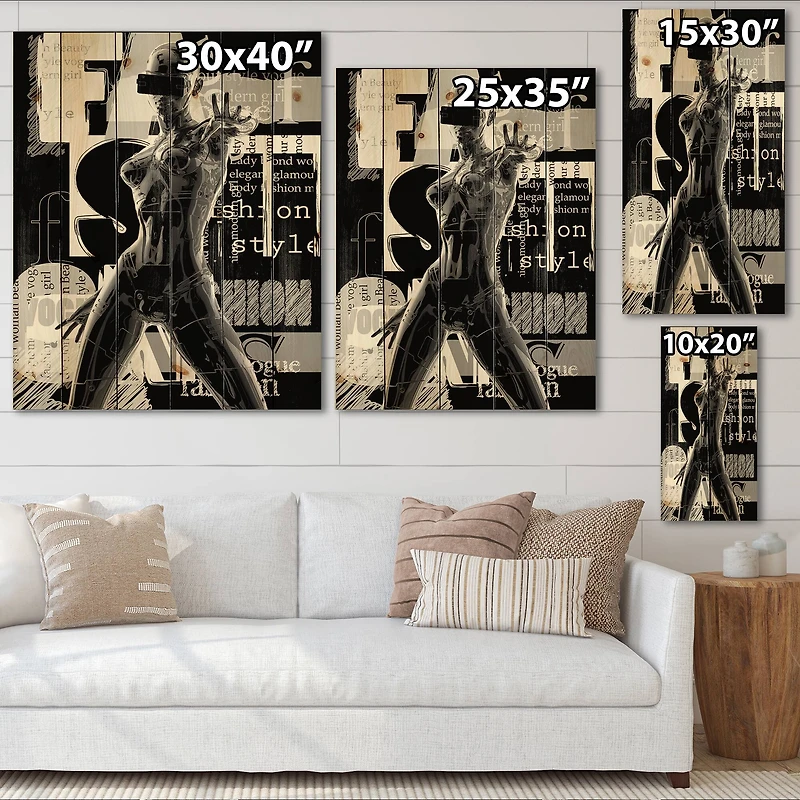 Designart - Monochrome Cyborg Body II