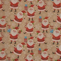 JAM Paper Kids Kraft Christmas Gift Wrap Set, 5ct.