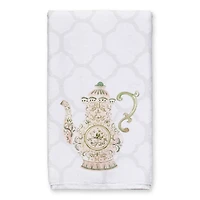 Tea Pot Lattice Tea Towel - Set of 2