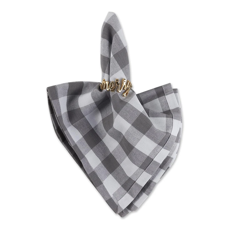 DII® Merry Napkin Rings, 6ct.