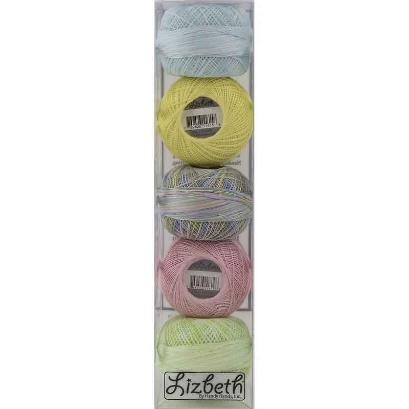 Handy Hands Lizbeth Pastel Cordonnet Cotton Thread Pack