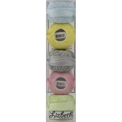 Handy Hands Lizbeth Pastel Cordonnet Cotton Thread Pack