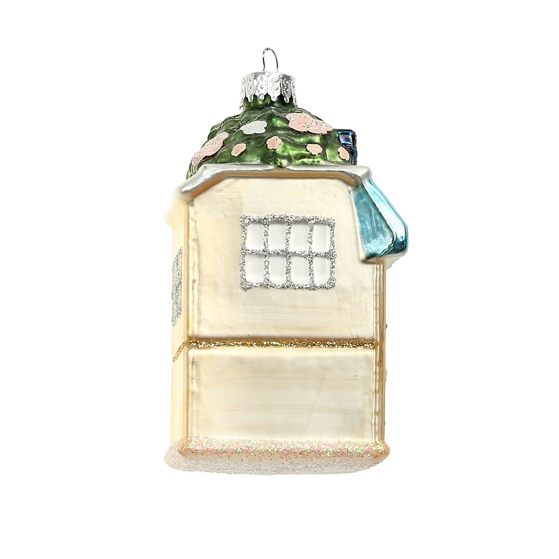 3.75" Village Cafe Glass Ornament by Ashland®