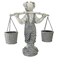 Design Toscano 25" Flowers for Felicity Little Girl Garden Statue