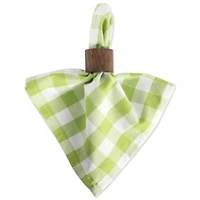 DII® Green Apple & White Check Cloth Dinner Napkins, 6ct.