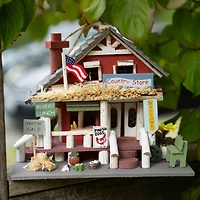 10.25" Rustic Country Store Birdhouse