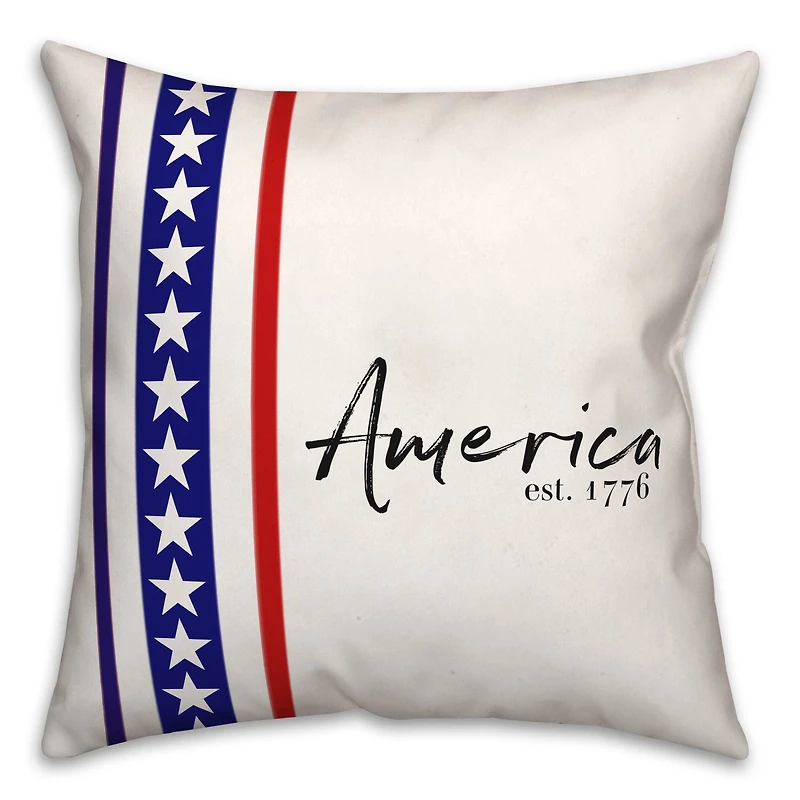 Established 1776 Throw Pillow
