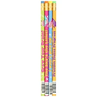 Moon Products Growth Mindset Pencil Assortment, 12 Packs of 12