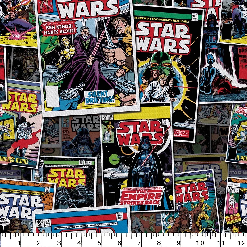 Camelot Fabrics Star Wars™ Comic Book Covers Cotton Fat Quarter Bundle