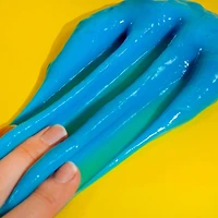 Play-Doh Super Stretch Glossy Blue Orange Scented Compound