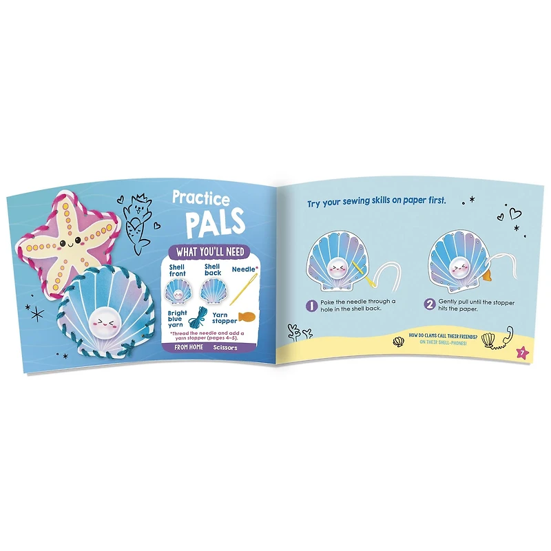 Klutz® Jr. My Cat Mermaid & Friends Book & Craft Kit