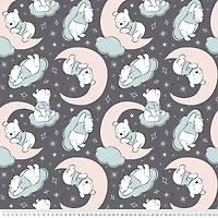 Springs Creative Disney® Pooh on the Moon Fleece