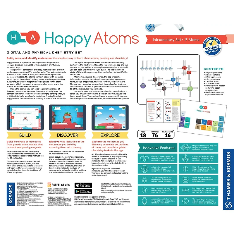 Thames & Kosmos Happy Atoms Introductory Set