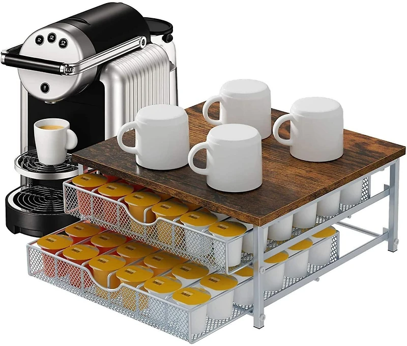 NEX™ 2-Tier 72-Pod Capacity Organizer for K-Cup Coffee Pods