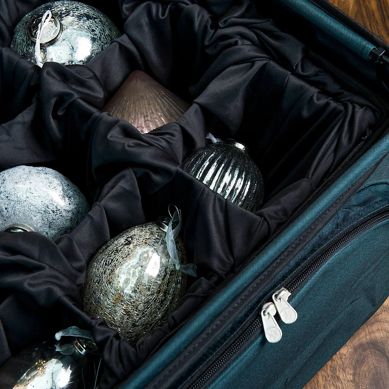 TreeKeeper Christmas Ornament Storage Box with Adjustable Dividers