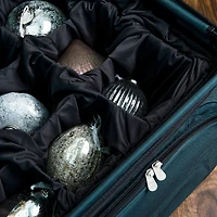 TreeKeeper Christmas Ornament Storage Box with Adjustable Dividers