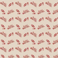 Schitt's Creek Café Motel & Keys Precut Cotton Fabric